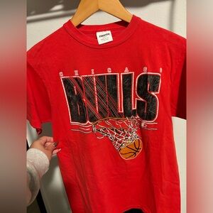 1988 Chicago Bulls Red Vintage Tee